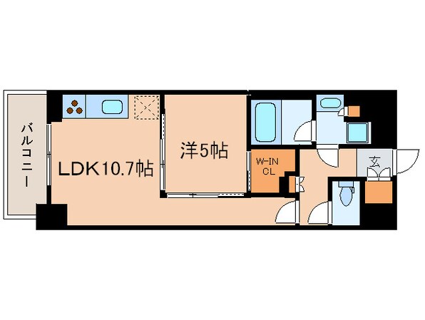 レジディア水道橋の物件間取画像